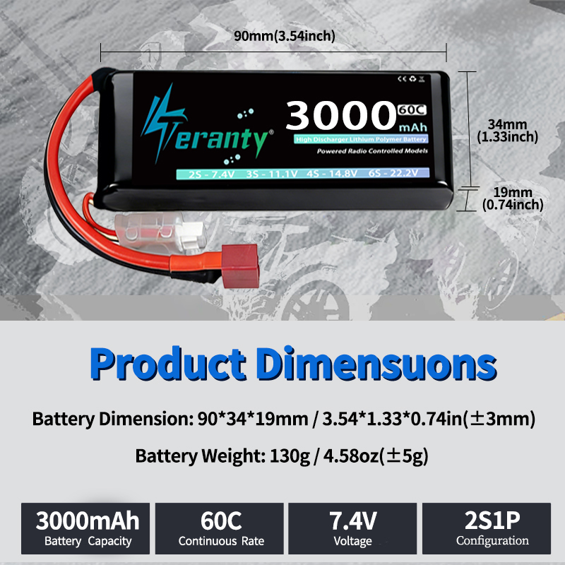 Аккумулятор LiPo TERANTY 2S 30 – обзор и цена Drone Battery 4S