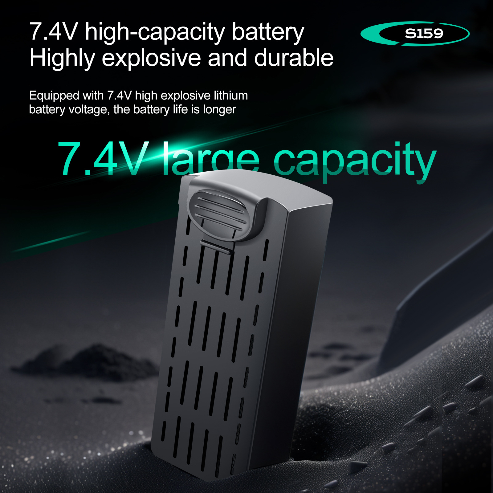 S159 Батарея 7,4 В 2200 мАч S1 – обзор и цена Drone Battery Li-Ion