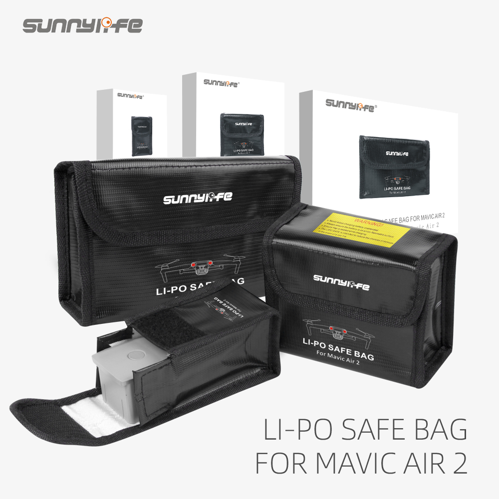 Для DJI AIR 2S LiPo безопасная – обзор и цена Drone Battery Bag