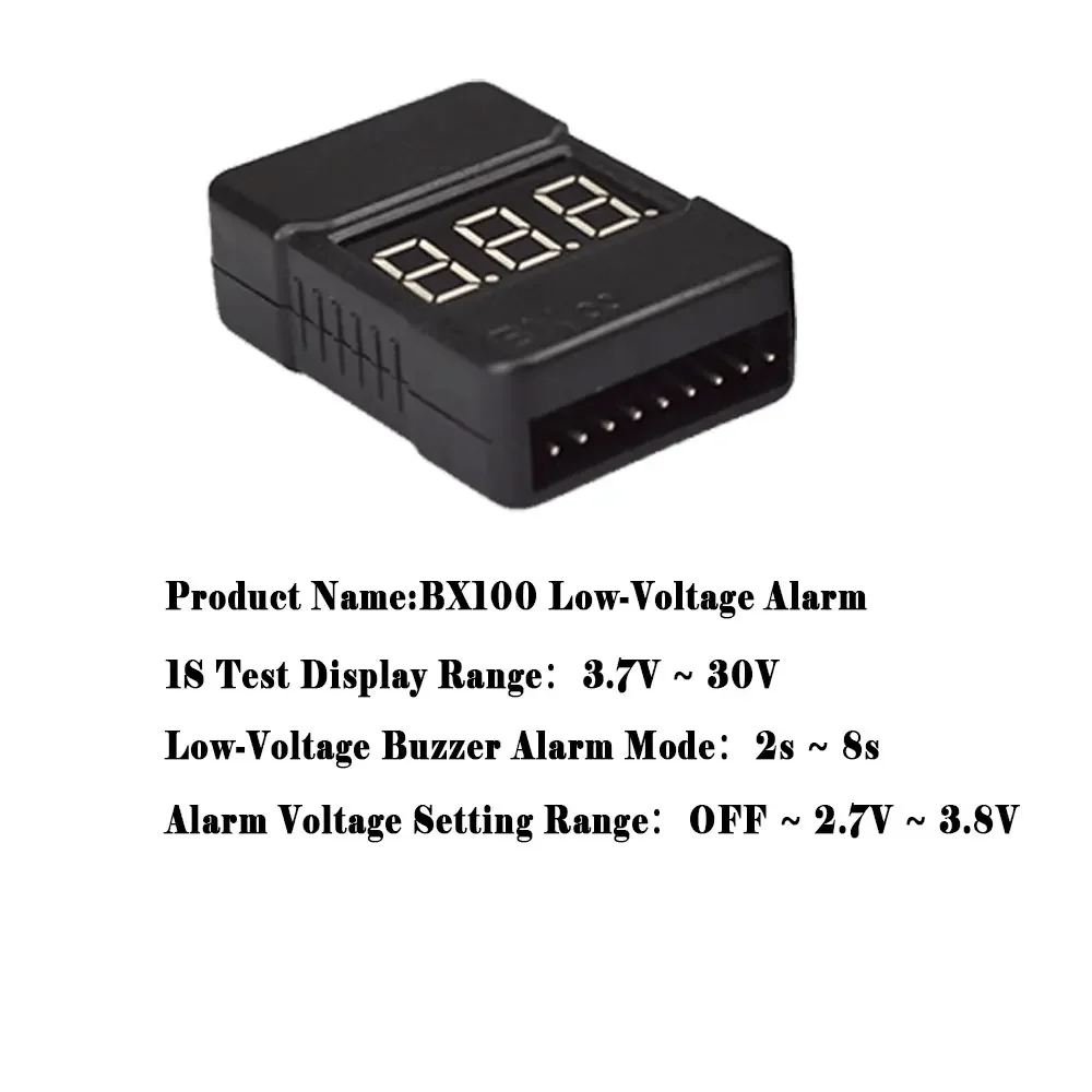 BX100 1-8S Тестер напряжения а – обзор и цена Drone Battery Alarm